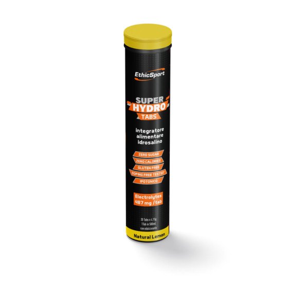 EthicSport SUPER HYDRO TABS Integratore Idrosalino 20 Compresse